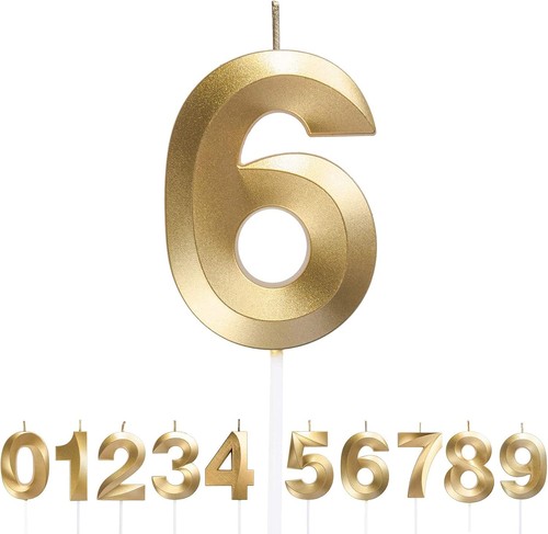Geburtstag zahl kerzen gold - geburtstag,