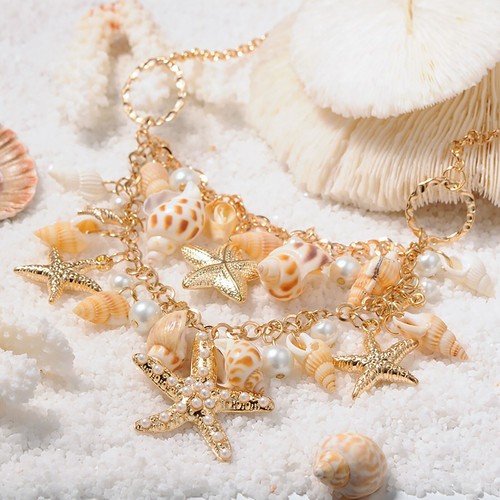 Collier muscheln seestern - collier,
