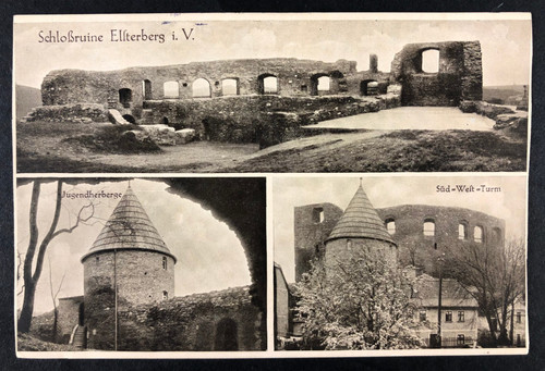 Schloßruine elsterberg - ak,