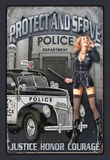 Blechschild 20x30cm gewölbt