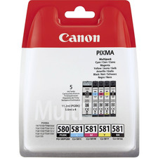 Canon Multipack PGI 580 PGBK-CLI 581 C-M-Y-BK - Patronen Drucker