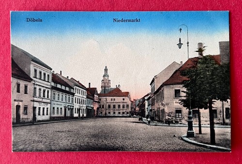 Döbeln 1910 niedermarkt - dÖbeln,