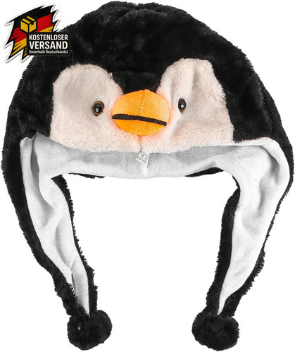 Warme pinguinmütze mit - pinguinmütze,