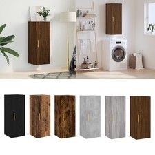 Wandschrank Hängeschrank Badschrank Küchenschrank Holzwerkstoff 34,5x34x90 cm