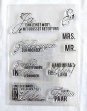 Silikonstempel Clearstamps