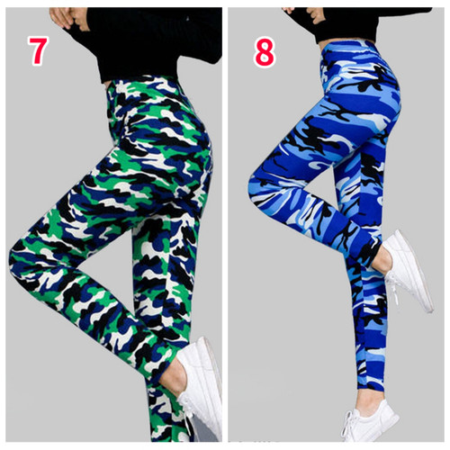 Damen camouflage leggings - damen,