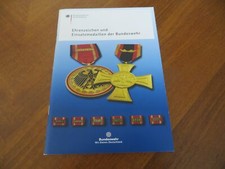 Bundeswehr Ehrenzeichen und Einsatzmedaillen Heft Broschüre Orden Auszeichnung