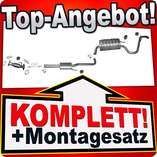 Auspuff für hyundai i30 - hyundai,