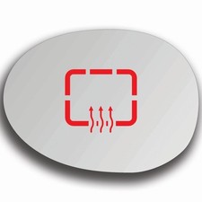 Spiegelglas Links Beheizbar