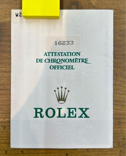 Rolex chronometer zertifikat - chronometer,