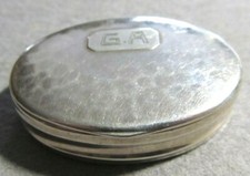 Silberdose, Pillendose oval