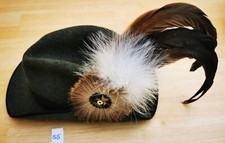 Schützenhut, Jagdhut, Hut, Wollfilzhut Filzhut, Grüner Schützenhut Größe 55