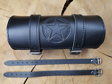 Werkzeugrolle Tool Fortuna Stern von ORLETANOS hd schwarz Leder Rolle Werkzeug