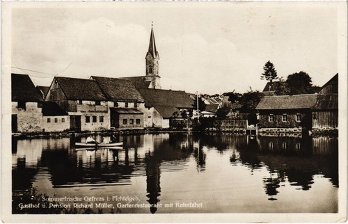 Cpa gefrees gasthof pension - ak,