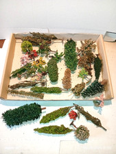 Modelleisenbahn N/H0 Zubehör,  Bäume zur Gestaltung der Bahnanlage aus Rückbau 1