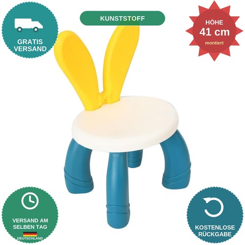 Kinderhocker hasenohren 41x25 - kinderhocker,