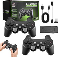 HDMI Wireless Videospiel Konsole Retro 20000+Spiele TV Stick 64G+2 Controller DE