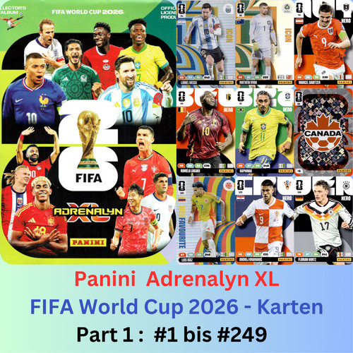 Panini adrenalyn fifa world - adrenalyn, xl