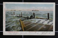 Cuxhaven 1903 gelaufen Nordsee Stempel Dampfer Cobra Helgoland Schiffe Elbe