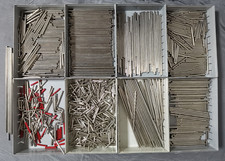 Fischertechnik Stange Metall Achse Winkelachse Kurbelachse Konvolut ca. 1200 Stk