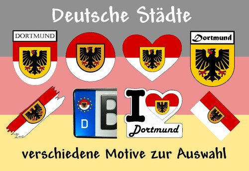 Aufkleber flagge wappen kfz - aufkleber-, flagge-wappen-kfz