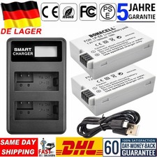 2x LP-E8 Akku + LCD Dual Ladegerät für Canon EOS 550D 600D 650D 700D T3i T5i