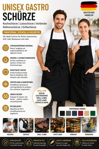 Unisex gastro schürze - gastro,