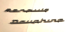 Emblem Renault Dauphine  Oldtimer Logo Typenschild Modellschriftzug Typenzeichen