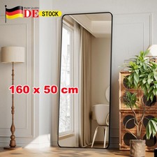 Ganzkörperspiegel Schwarz Standspiegel Wandspiegel Groß Flurspiegel Spiegel