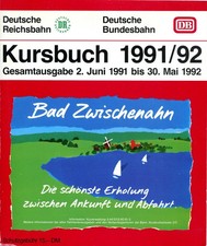 DR + DB Kursbuch 1991/92