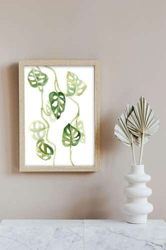Monsteran monkey kunstdruck - monsteran,
