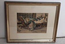 Bild Kind mit Schaukel im Holzrahmen. Mädchen im Kinderzimmer wunderschönes Bild