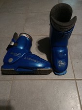 Kinder Skischuhe Tecno 225mm, 35, blau, Heckeinstieg, Gebraucht