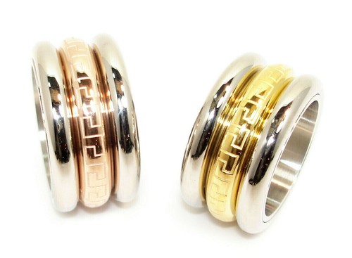 Edelstahlring damen ring 14mm - edelstahlring,