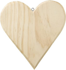Holz-Herz ca. 21 x 19 5 cm