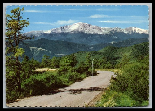 Ansichtskarte pikes peak - ansichtskarte, /