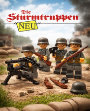 👉4 Minifiguren/MG 34 + MG