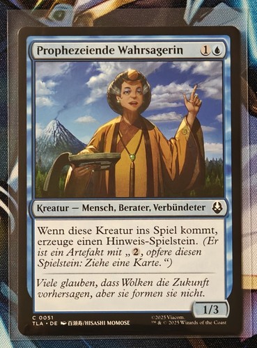 Prophezeiende wahrsagerin - prophezeiende,