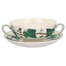 Suppentasse mit Untere Wedgwood Napoleon Ivy