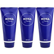 Nivea Creme 3 x 100 ml Tube Feuchtigkeitscreme für jeden Hauttyp Set