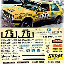 Golf gti 16s - 2, rallye