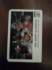 DDR Taschenkalender 1985 Jenaer Glaswerk