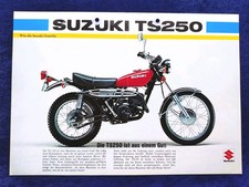 Suzuki TS 250 Prospekt gelocht