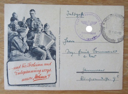 Alte feldpost postkarte - alte,