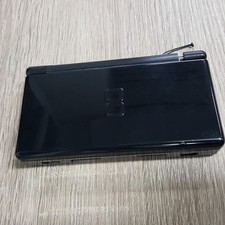 Nintendo DS Lite Konsole DEFEKT Schwarz Black (Scharnier gebrochen)