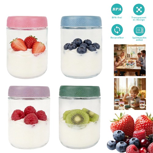 Overnight oats gläser mason - oats,