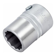 HAZET Doppel-6-Kant-Steckschlüssel-Einsatz 1000Z-24 s: 24 mm Vierkant hohl 20 mm