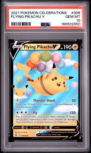 Psa flying pikachu 006 - flying,