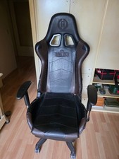 Tarmac Racer Turbo ergonomischer Gaming Stuhl PC Stuhl Chefsessel mit Fußstütze