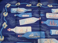 Hermes Schal, BOUTEILLES A LA MER, KÜNSTLER PIERRE PERON.